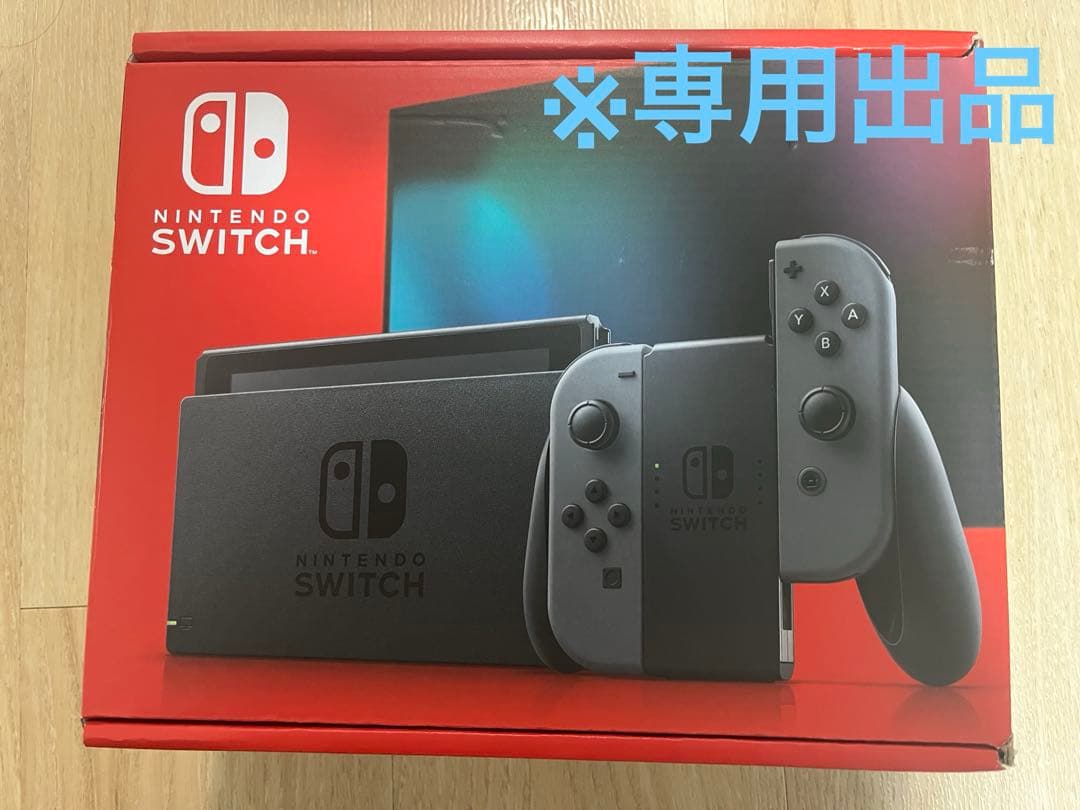 Nintendo Switch グレー 本体・付属品一色【ANDY】