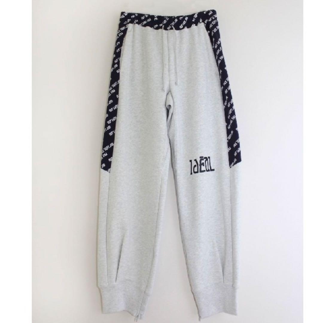 RNAラウンドテールパーカー&ルーズスウェットパンツ上下セットアップ杢グレー