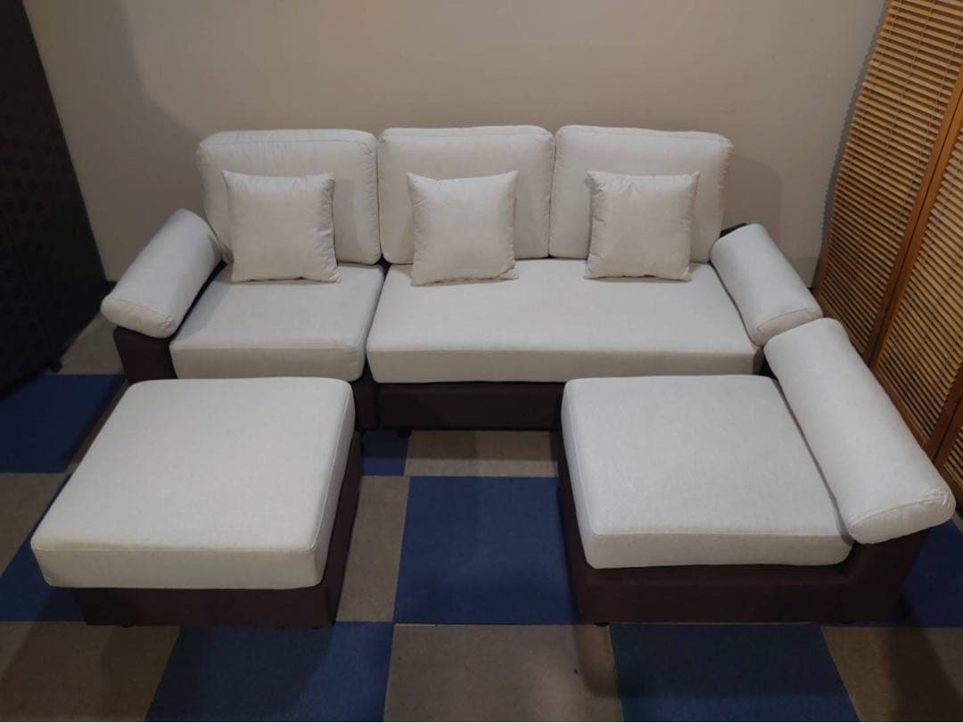 東京都23区送料込◆ソファー5人掛けコーナーカウチソファ (TPH4792)