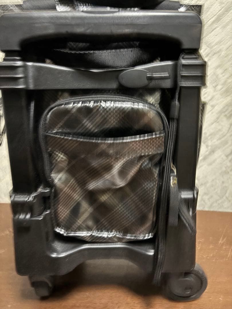 【美品】SWANYチェック柄 キャリーケース　美品　23年製　スワニー