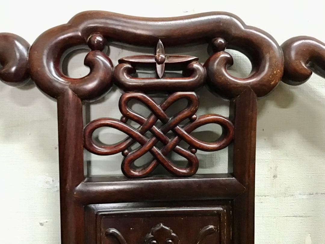 管316☆中国民芸家具☆唐木家具☆花梨☆テレフォンベンチ