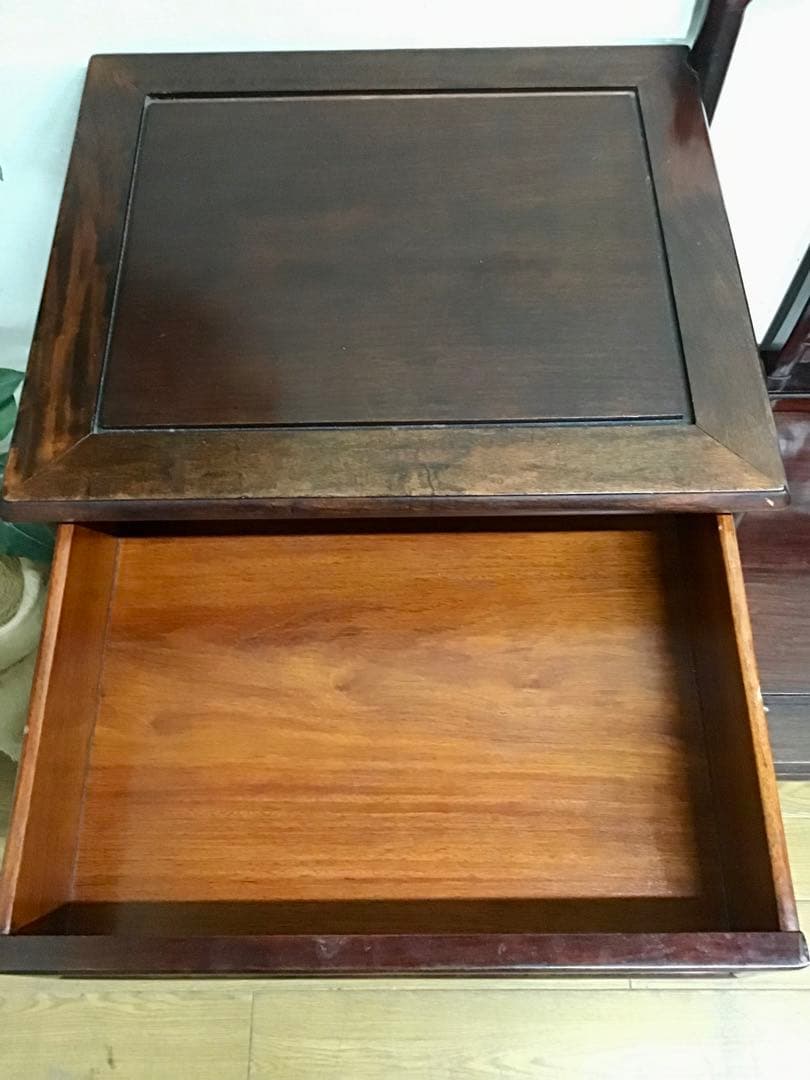 管316☆中国民芸家具☆唐木家具☆花梨☆テレフォンベンチ