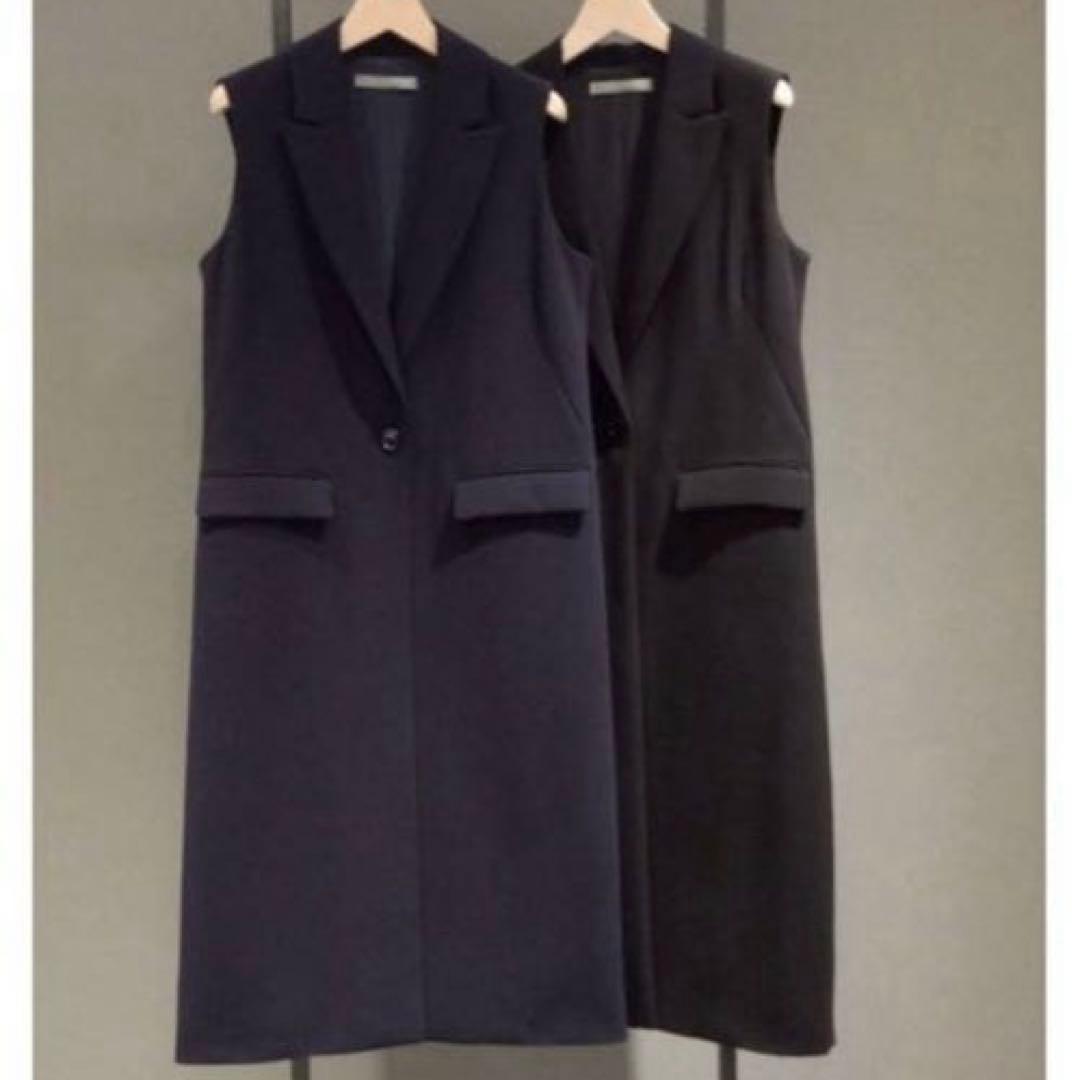 ✨美品✨theory luxe セオリーリュクス ロングジレ 黒 38