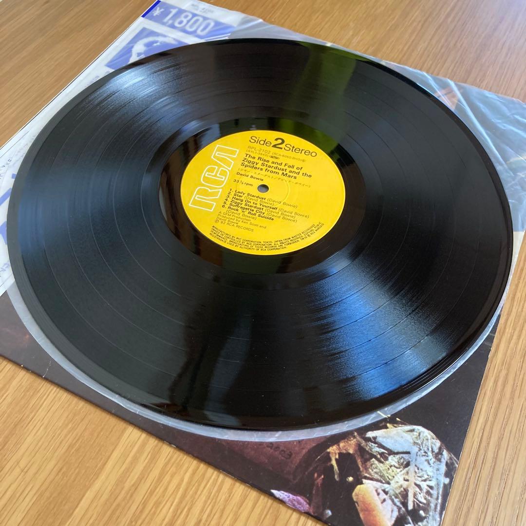【国内版】デヴィッド・ボウイ ZIGGY STARDUST LPレコード 帯付き