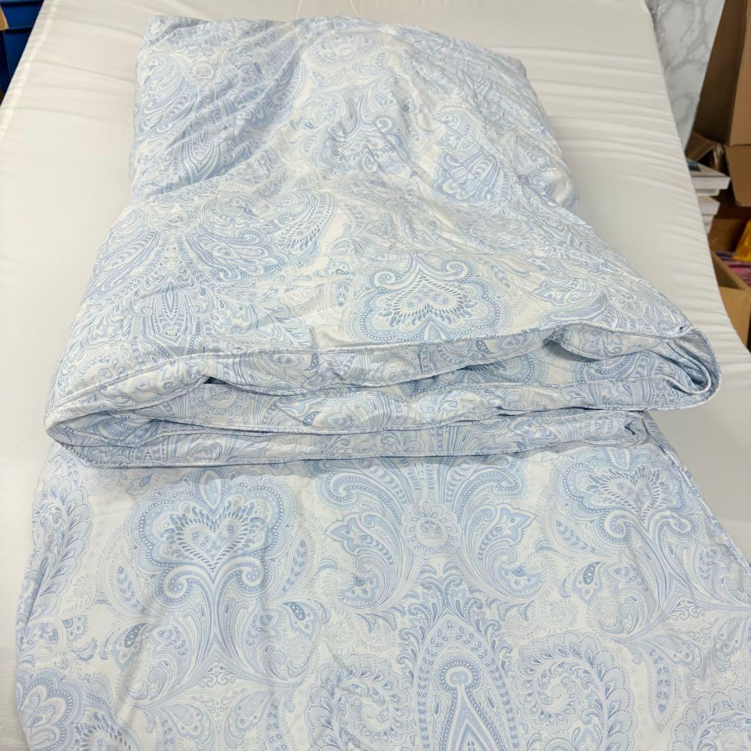 60新品開封済み　羽毛布団　シングル　掛け布団　100％羽毛1.1kg