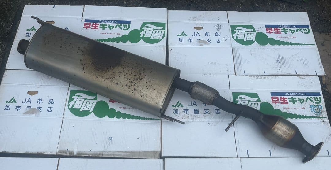 アルファード GGH35W 純正触媒付マフラー