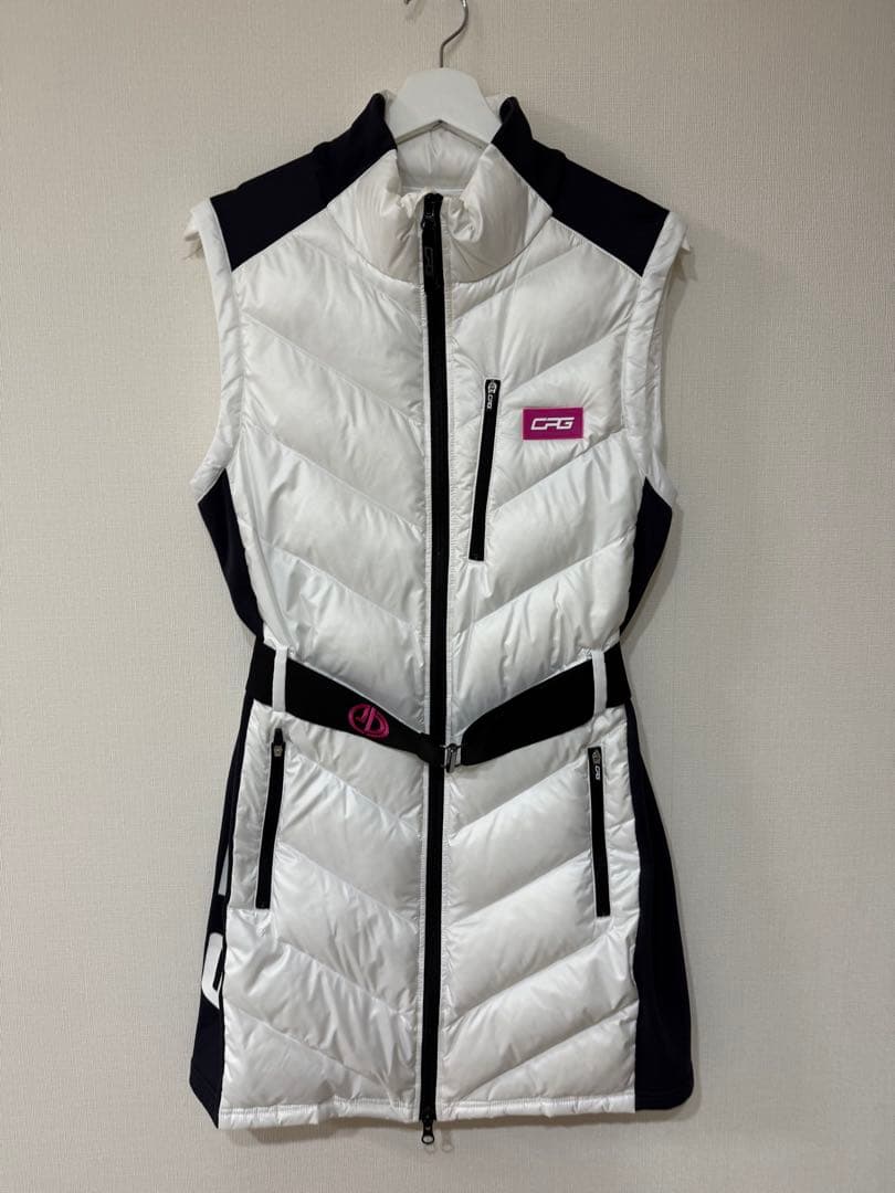 CPG レディース ゴルフ ワンピース ダウンベスト
