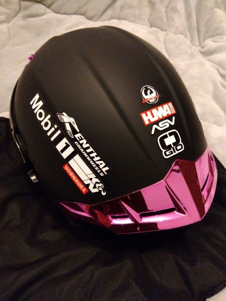 【新品】限定デザイン１点物！希少色！★システムヘルメット★XL『工房SSS』制作