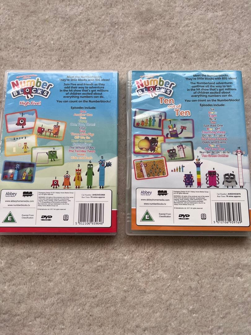 アニメ NumberBLOCKS DVD vol1&vol2