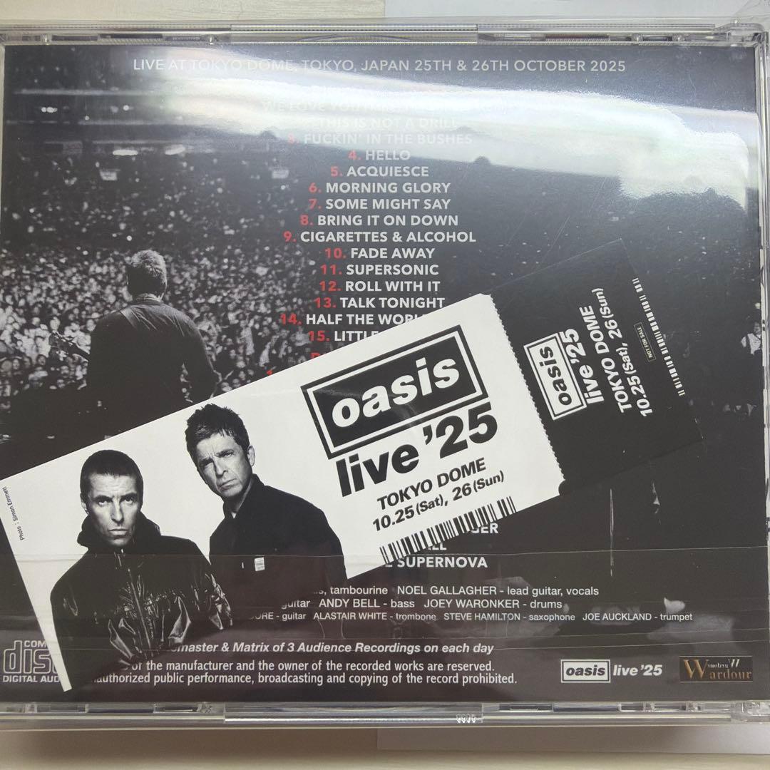 【おまけ付き】　OASIS - DEFINITIVE TOKYO DOME
