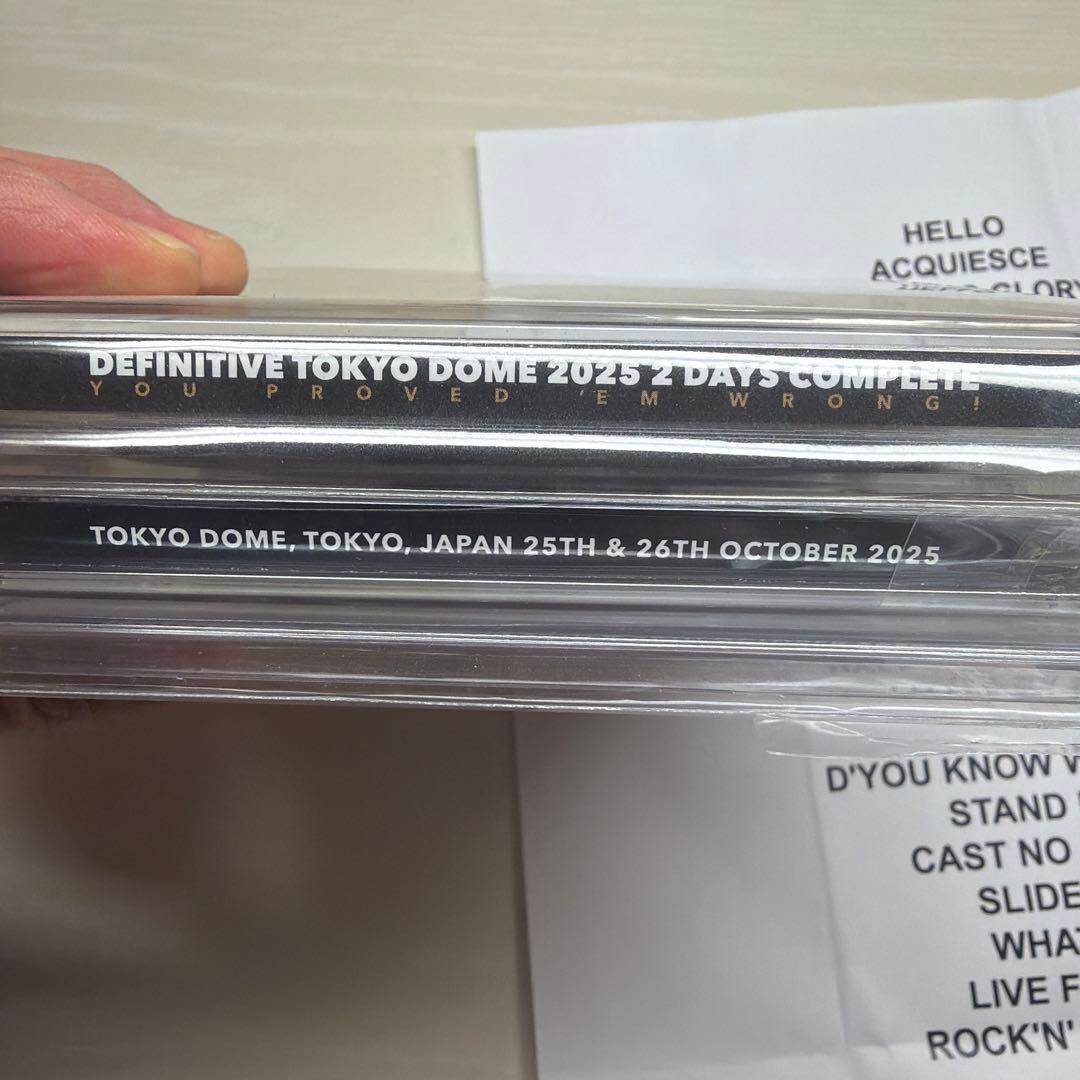 【おまけ付き】　OASIS - DEFINITIVE TOKYO DOME