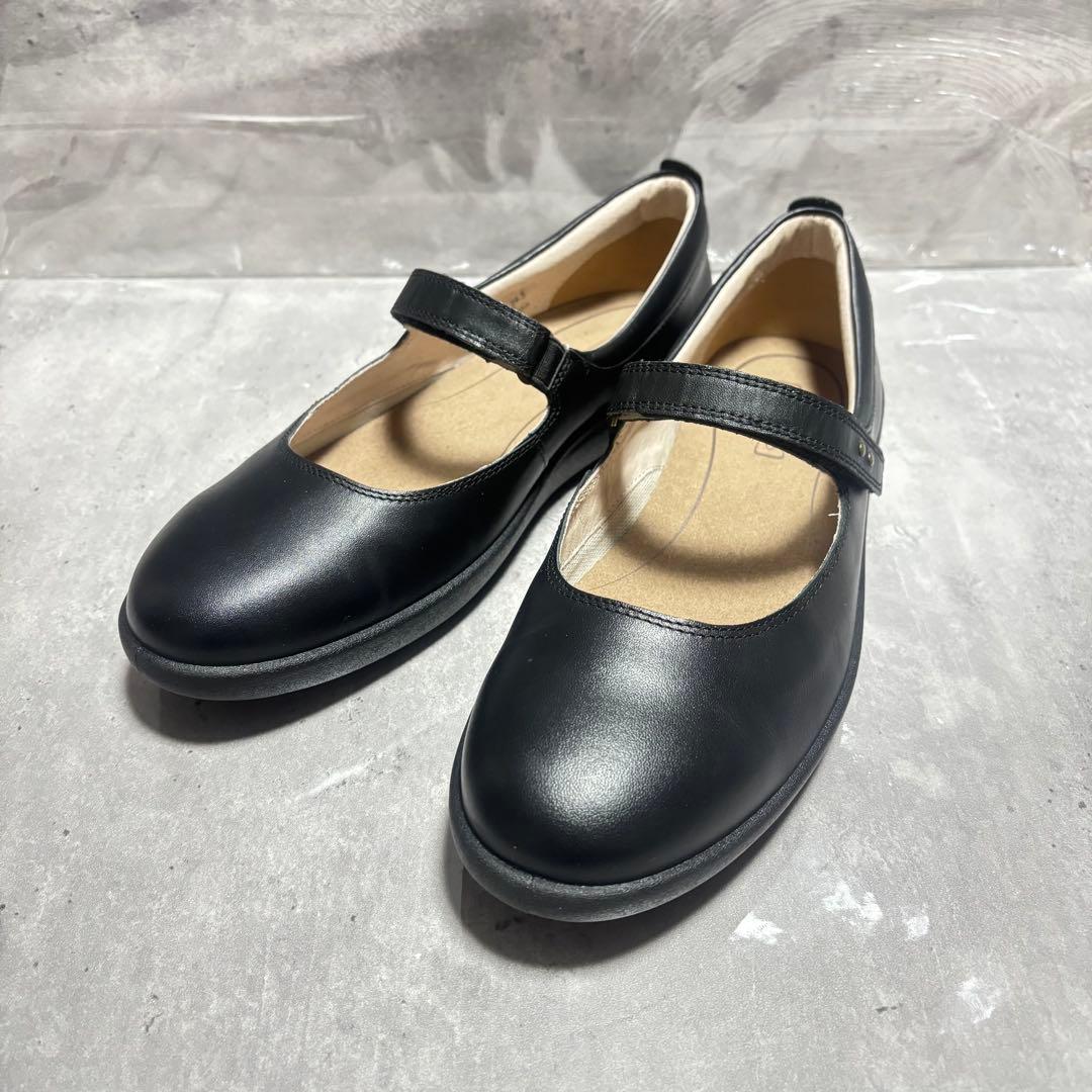 【新品未使用】アキレスソルボ メリージェーン 24.5cm フラットシューズ