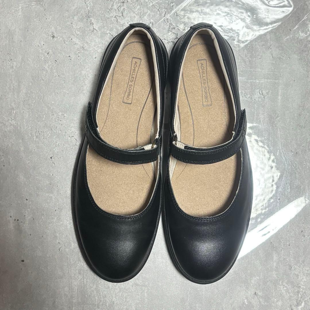 【新品未使用】アキレスソルボ メリージェーン 24.5cm フラットシューズ