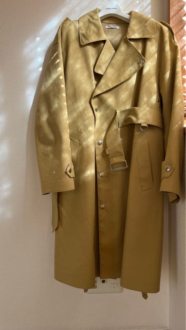 FUMIKA UCHIDA フミカウチダ ボンディングトレンチコート*36