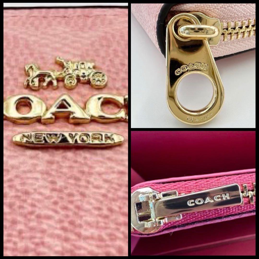《新品》COACH 長財布ピンク《新品》
