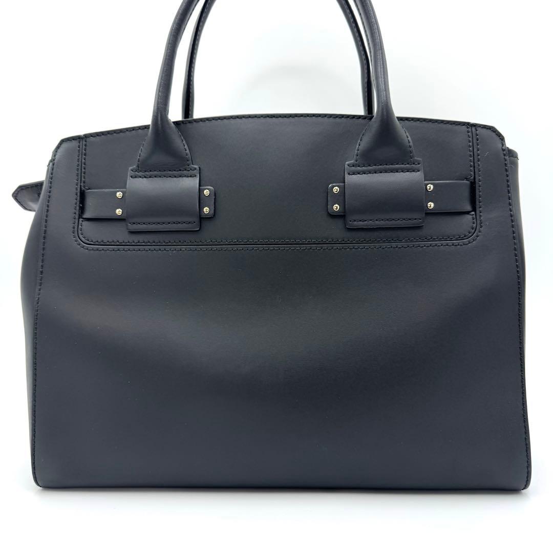 新品 フルラ Lucky ビジネスバッグ 2way レザー ロゴ金具 ブラック