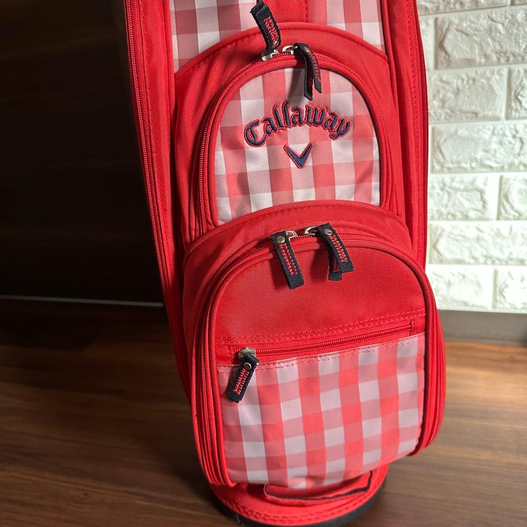 キャロウェイ キャディバック レッドチェック 8型 Callaway