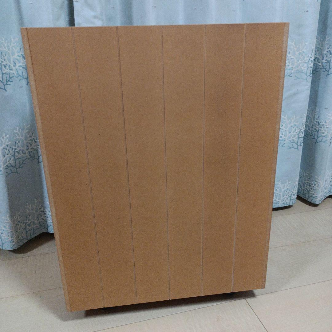 [美品]　隠せるリビング整理ワゴン