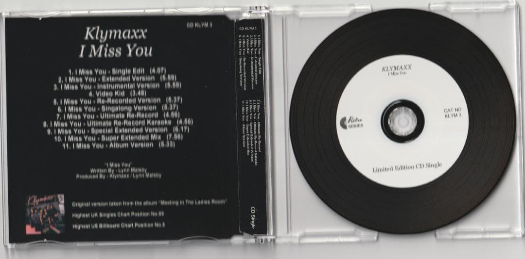 Klymaxx　クライマックス　I Miss You　リミックス集 CD