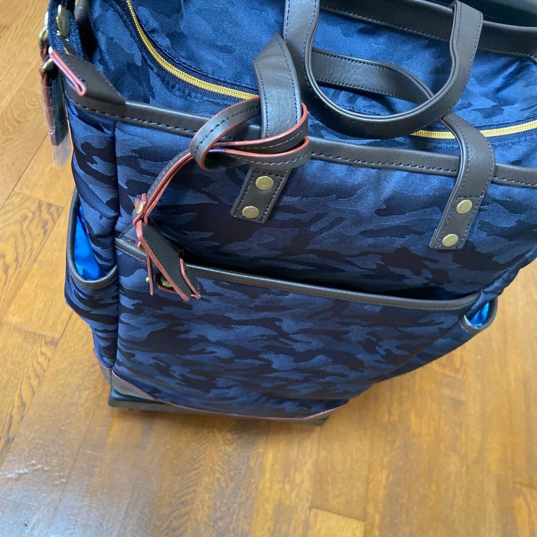 新品 スワニー 迷彩柄 キャリーケース 車輪ストッパー付