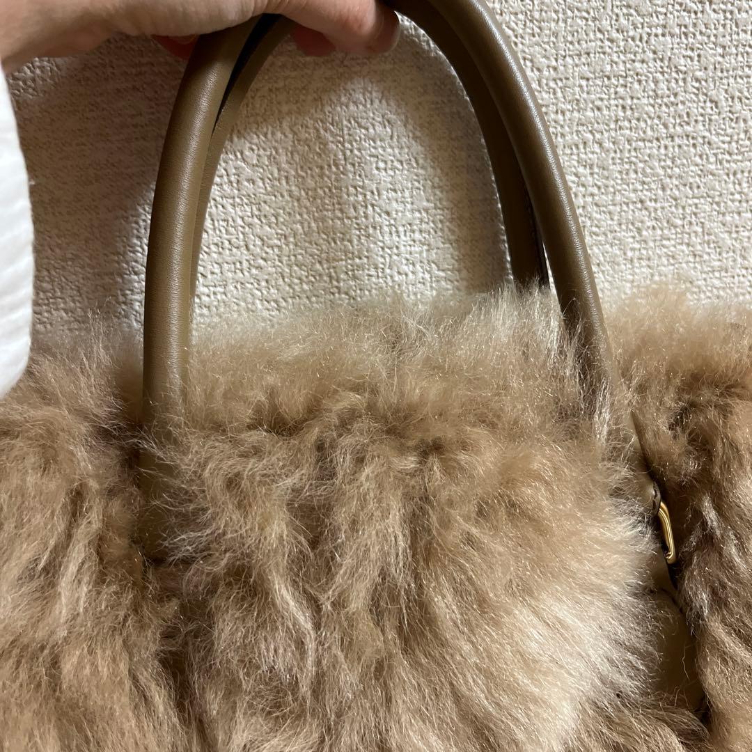 エスカーダ　ファーバッグ　ムートン