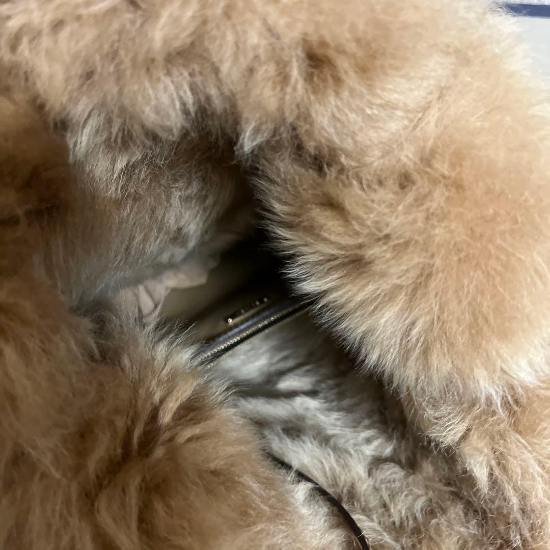 エスカーダ　ファーバッグ　ムートン