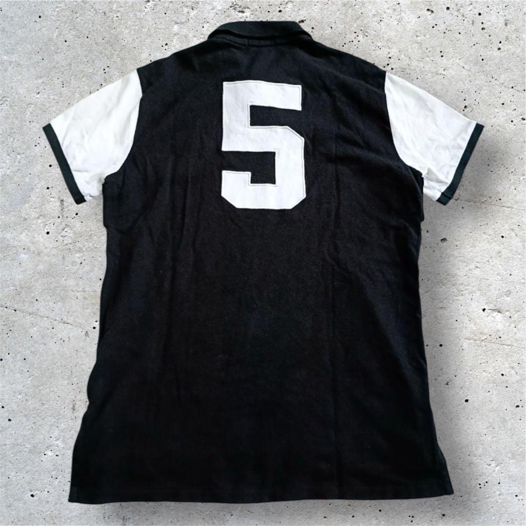 【セール 超希少】 ポロラルフローレン ポロシャツ Sビックポニー刺繍 ブラック