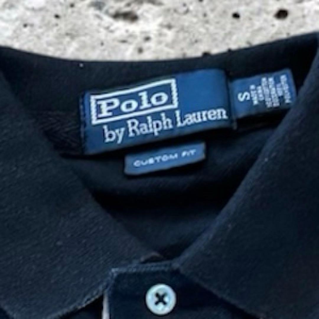 【セール 超希少】 ポロラルフローレン ポロシャツ Sビックポニー刺繍 ブラック