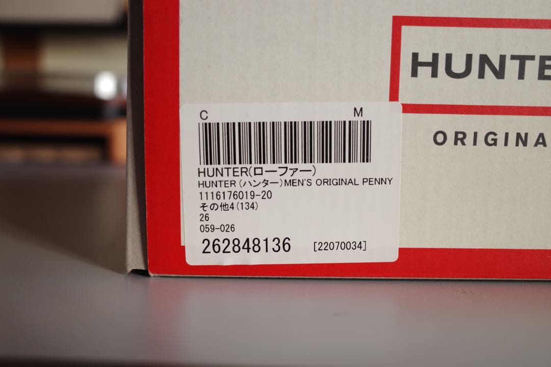HUNTER （ハンター)MEN'S ORIGINAL PENNY