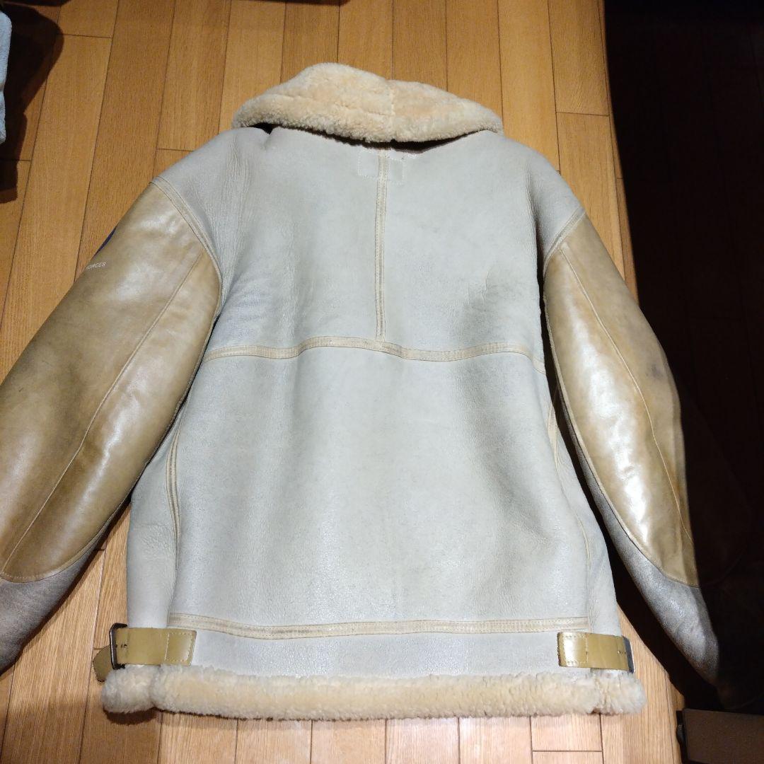 美品AVIREX　ムートンb-3 B3 アーミーエアフォースジャケット