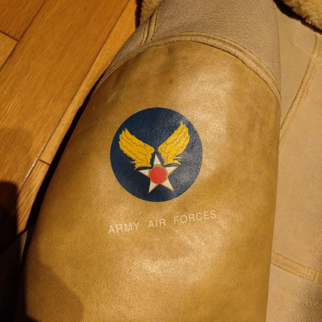 美品AVIREX　ムートンb-3 B3 アーミーエアフォースジャケット