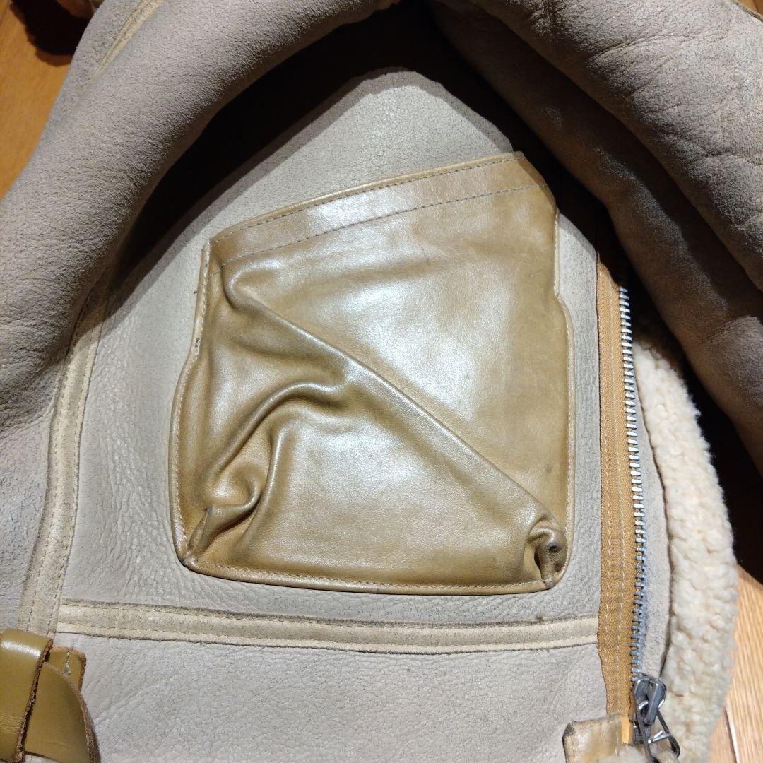 美品AVIREX　ムートンb-3 B3 アーミーエアフォースジャケット