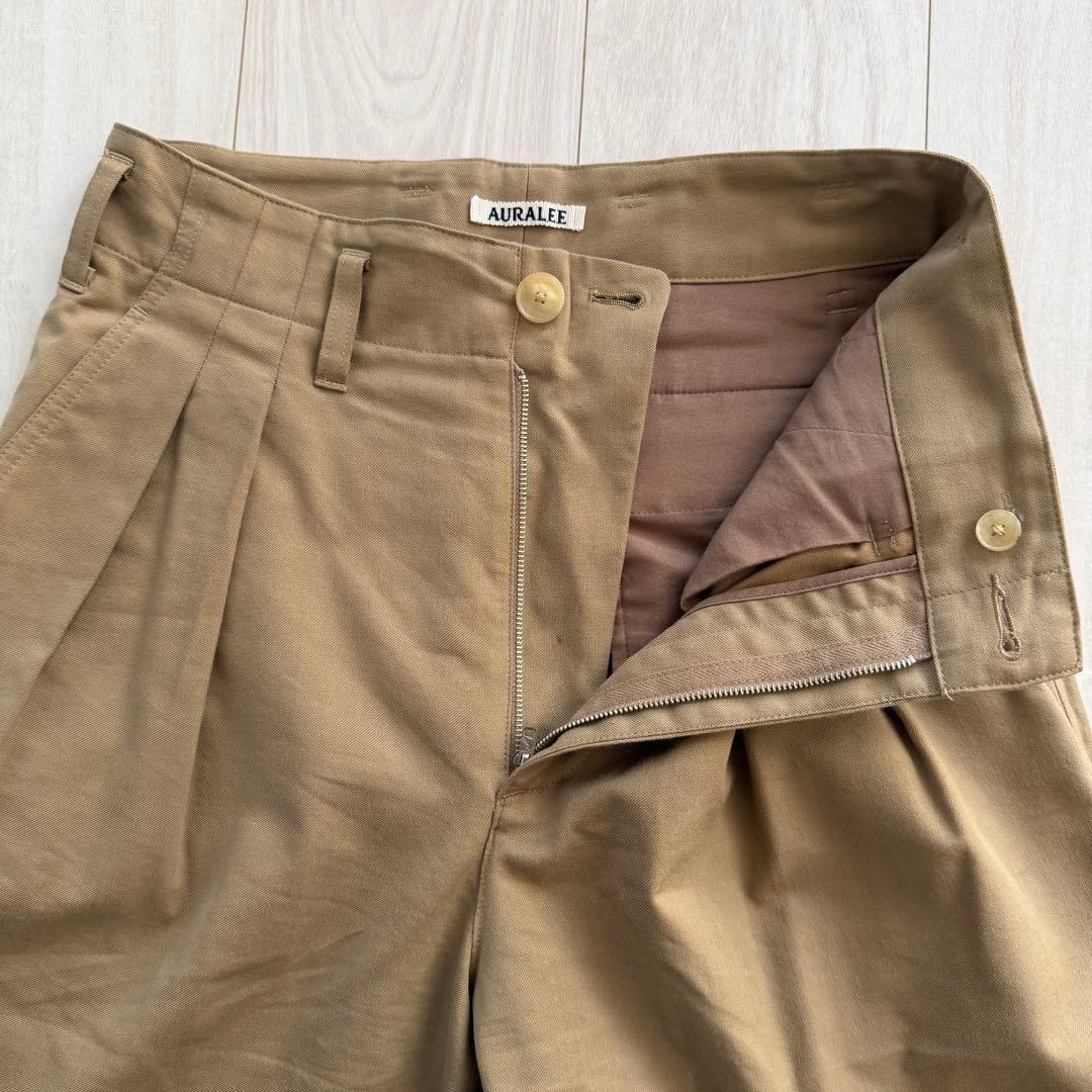 値下げ【オーラリー】SUPERFINEWOOLCOTTONTWILLSLACKS