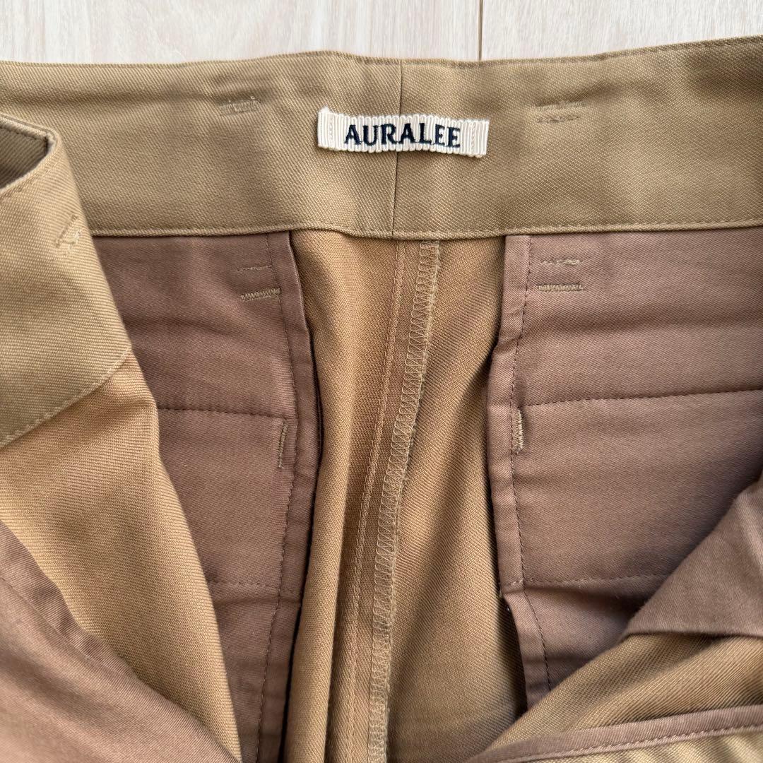値下げ【オーラリー】SUPERFINEWOOLCOTTONTWILLSLACKS