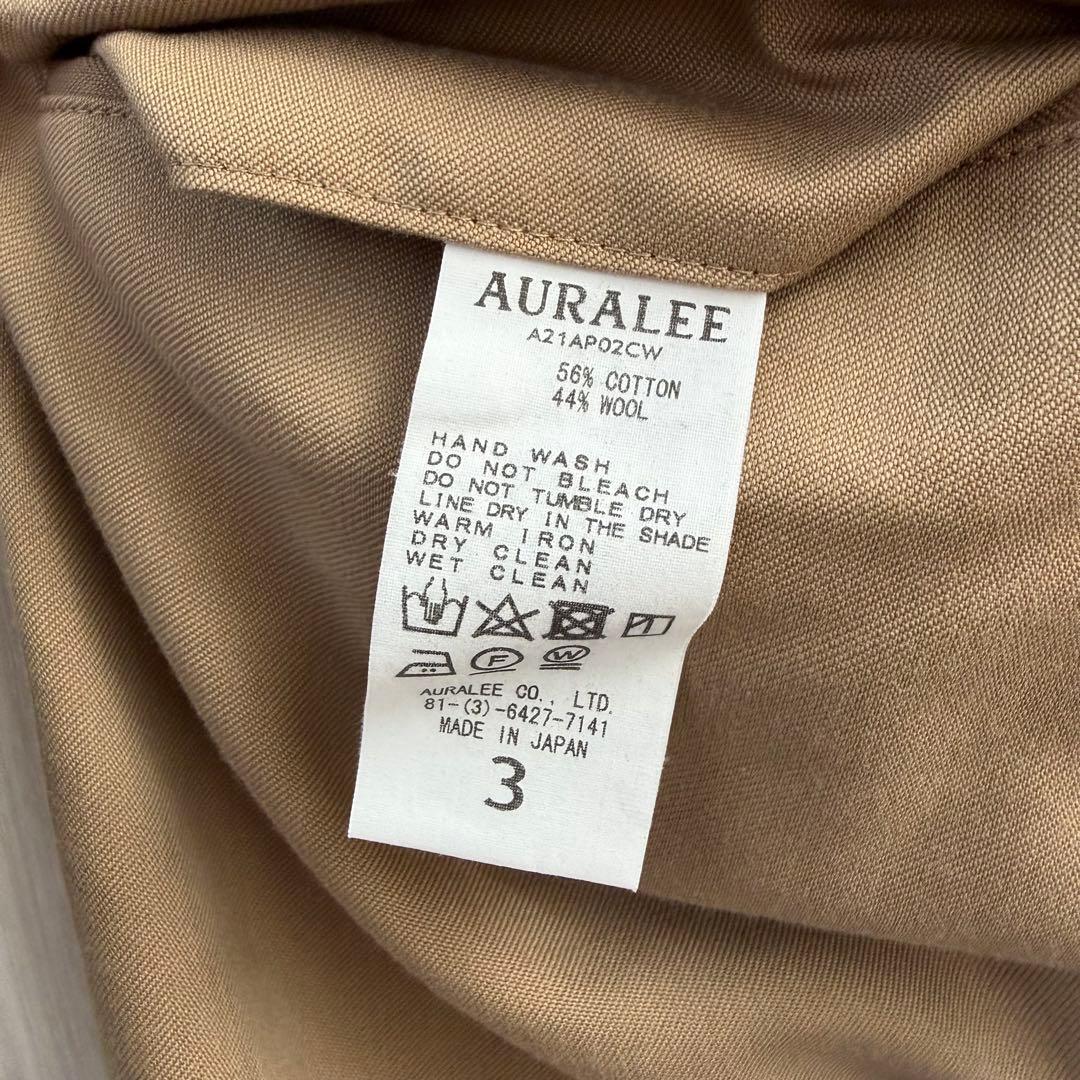 値下げ【オーラリー】SUPERFINEWOOLCOTTONTWILLSLACKS