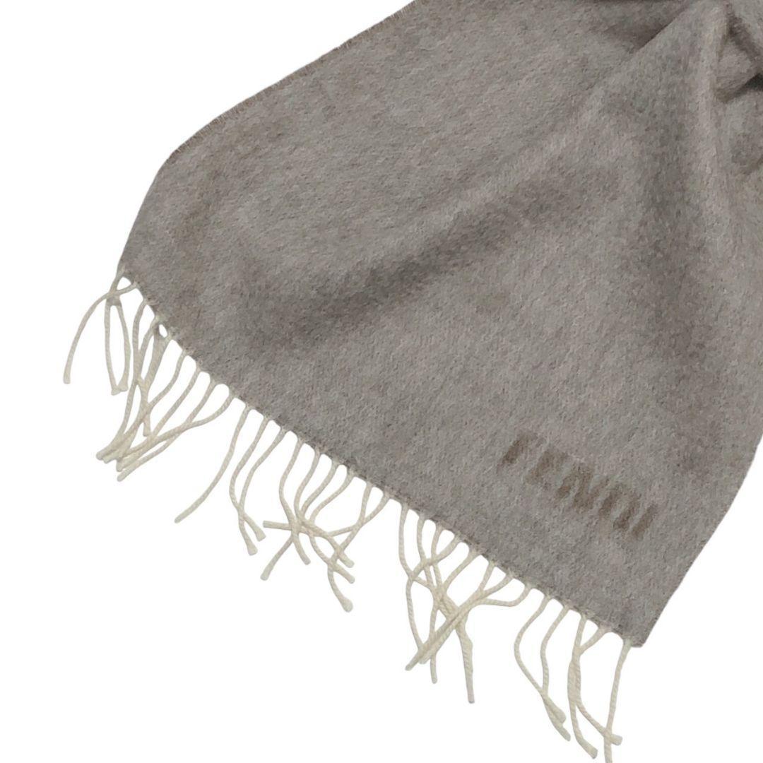 【新品・未使用品・カシミア100%】FENDI フェンディ ロゴ 大判マフラー