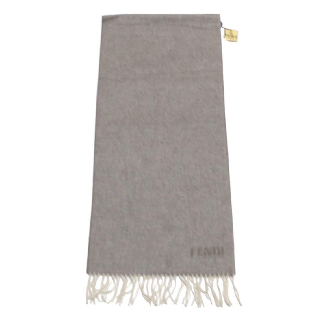 【新品・未使用品・カシミア100%】FENDI フェンディ ロゴ 大判マフラー