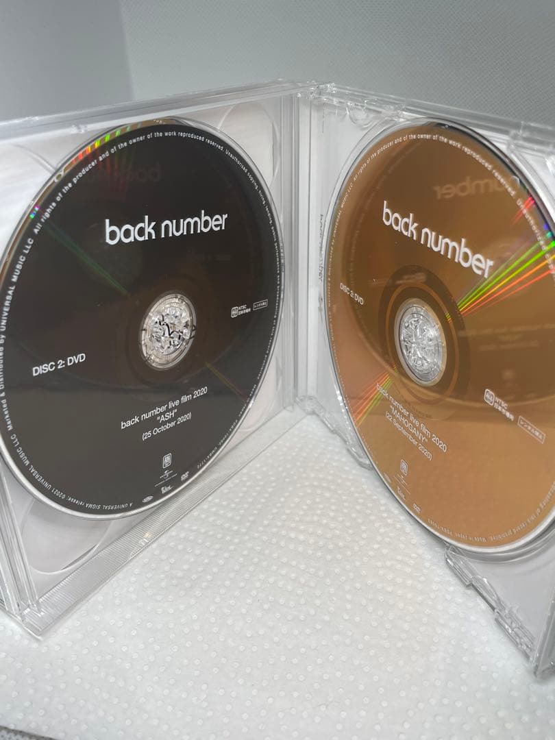 back number 黄色 FC限定 DVD　バックナンバー