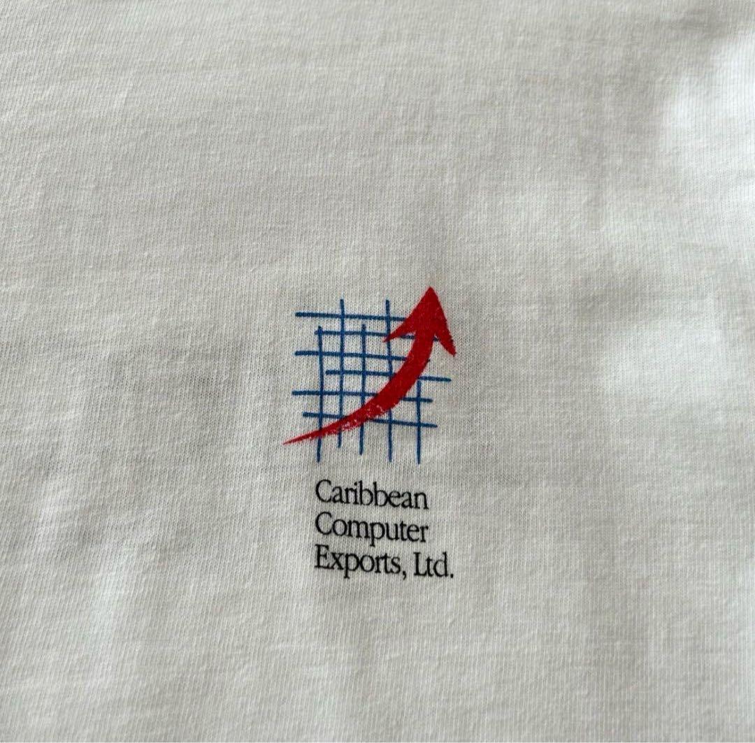 【希少】90s Apple バックプリント プロモTシャツ シングルステッチ