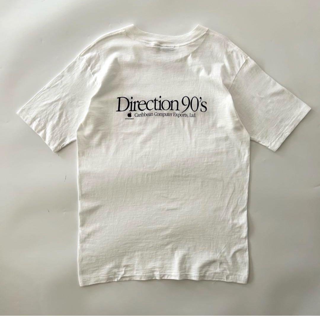 【希少】90s Apple バックプリント プロモTシャツ シングルステッチ