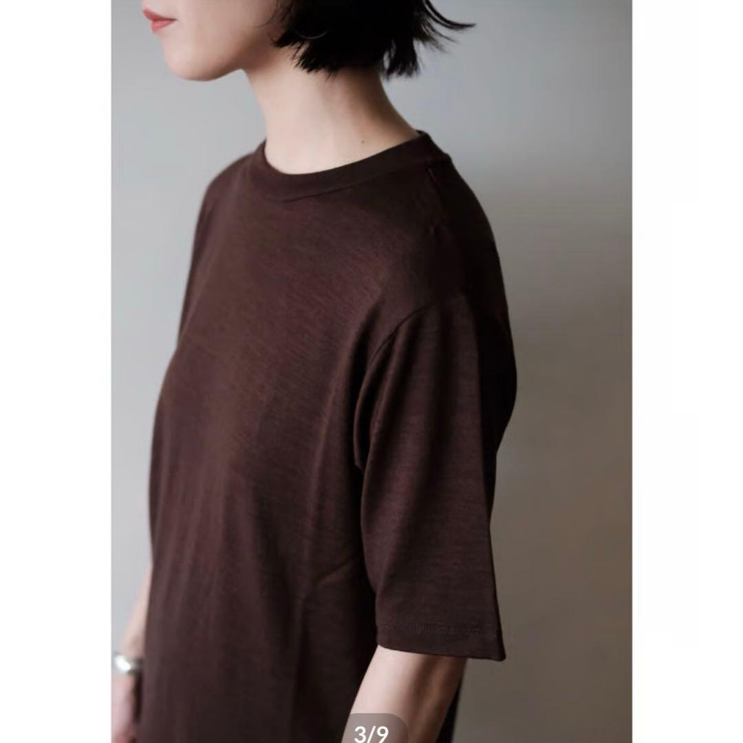 【定価1.3万】LIFiLL Woolish Tee Tシャツ　ブラウン