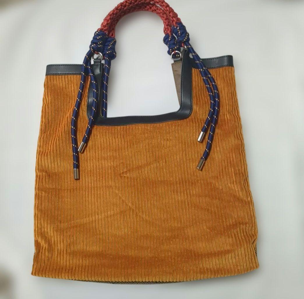 本日限定価格●ear PAPILLONNER●異素材/2フェイストートバッグ