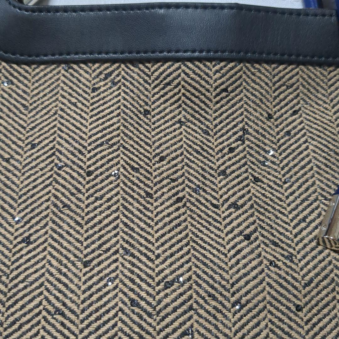 本日限定価格●ear PAPILLONNER●異素材/2フェイストートバッグ