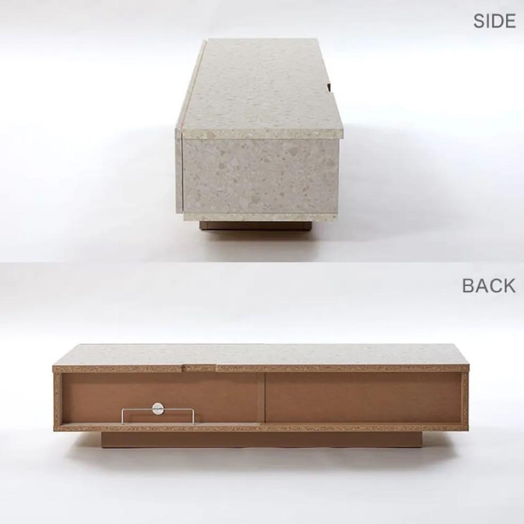 【美品】LOWYAロウヤ テラゾー柄 テレビ台140cm 北欧風 韓国インテリア