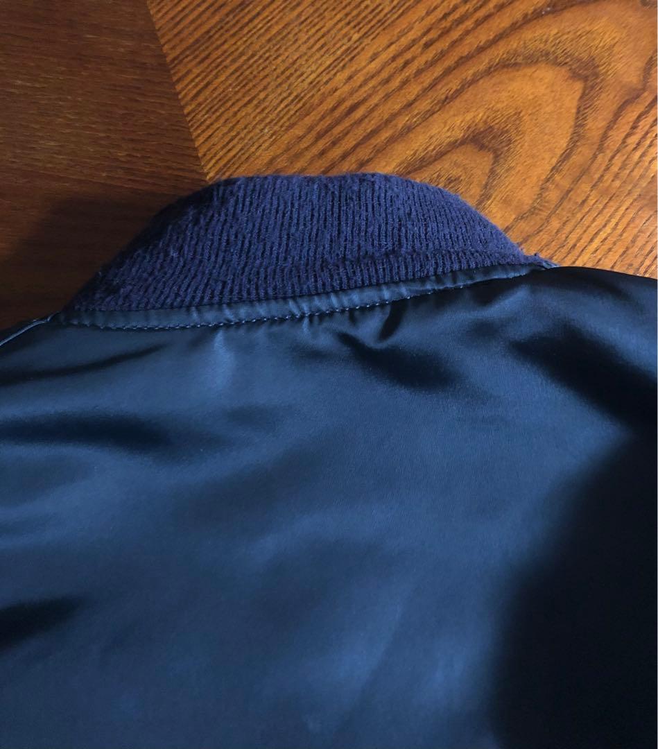 ALPHA MA1 フライトジャケット ネイビー M