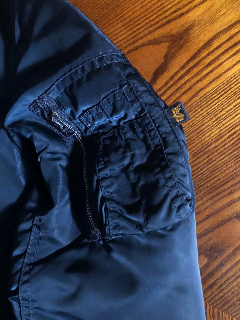 ALPHA MA1 フライトジャケット ネイビー M