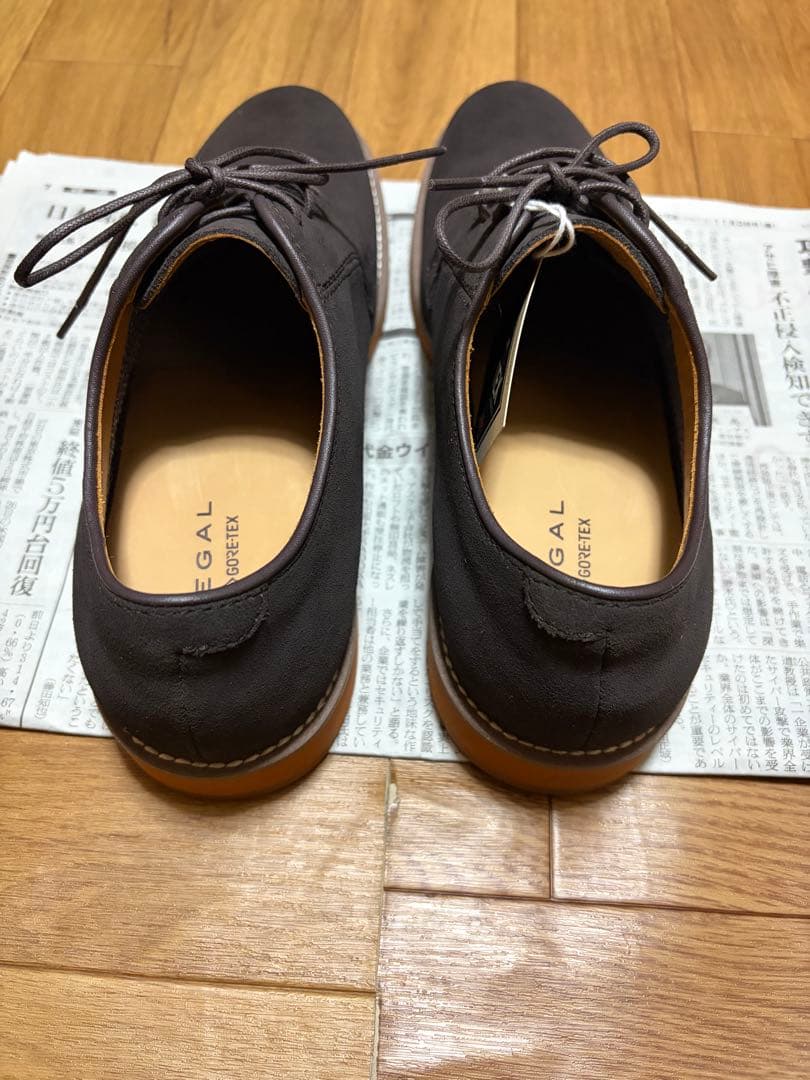 リーガル ダービーシューズ 50AL BJ ダークブラウン スエード 25cm