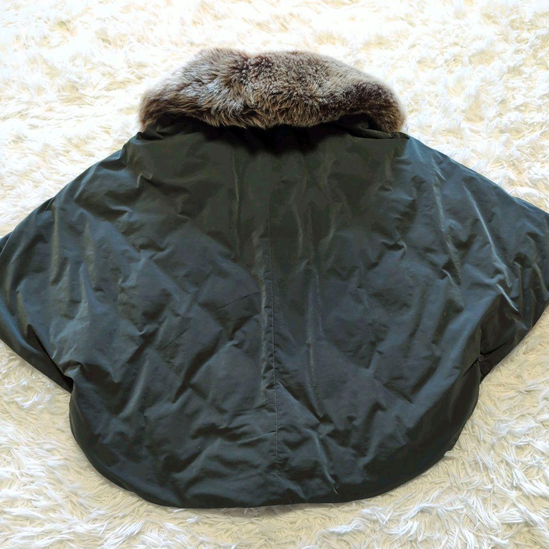 美品✨️タトラス ２wayポンチョダウン VIOLAカーキ01 羊 キルティング