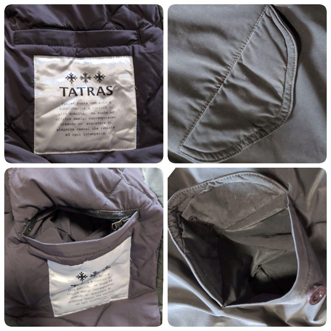 美品✨️タトラス ２wayポンチョダウン VIOLAカーキ01 羊 キルティング