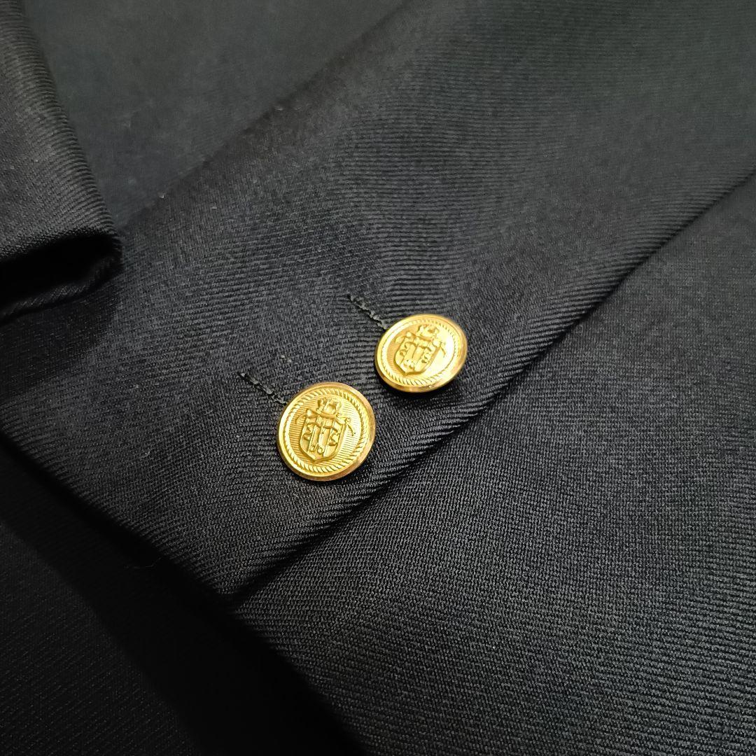 J.PRESS シングルテーラードジャケット 紺ブレ 金ボタン　3B 段返し